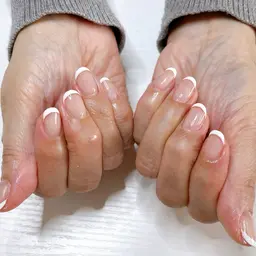 🖐️【オフ込み】フレンチ(クリアベース)