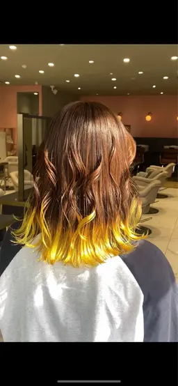 ブリーチ+カラー