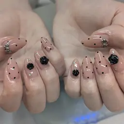 ワンホンネイル2本アート🌹（90分以内でできるデザインのみ）