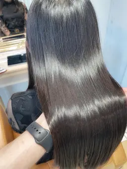 【✨永久持続✨】《クセを抑える髪質改善》シルキーエステ＋トリートメント＋小顔似合わせカット