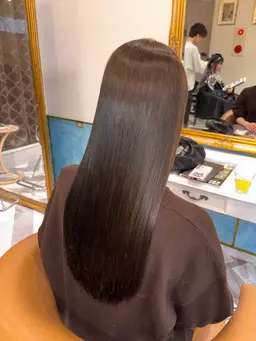 【⭐️髪質改善艶髪フルコース⭐️】【カット+🎀艶髪縮毛矯正+🌈透明感カラー+髪質改善TR🎉】最高級メニューが割引!