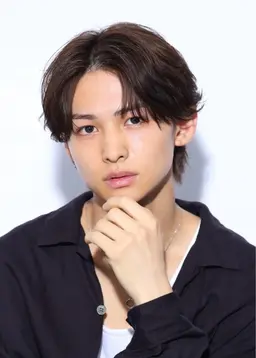 【リピーター様限定】メンズカット＋フェザーパーマ＋眉カット+トリートメント［ニュアンスパーマ/センターパートパーマ］