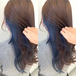 【🔰ブリーチ初心者にオススメ🔰】"チラ見え"が可愛い〚インナー〛➕カット➕1stepトリートメント🧴‎◌𓈒𓐍