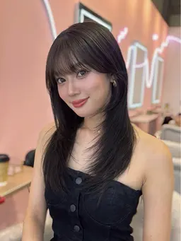 【韓国風💇‍♀️💖】韓国風レイヤーカット+艶カラー