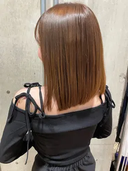 ブリーチ無し透明感ダブルカラー🌷🎟🛼🦩➕カット➕TOKIO3stepトリートメント💫💫💫