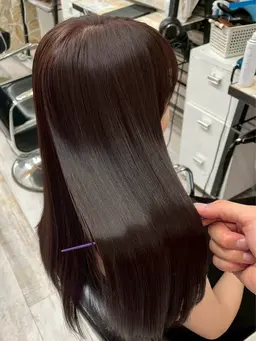 艶カラー+髪質改善【バイカルテ】トリートメント6step