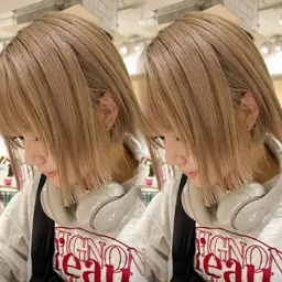 【ブリーチ込】1ブリーチ➕透明感カラー✨➕髪質改善トリートメント