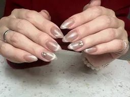 オフなし💅 🩵ハンドマグネットorフラッシュワンカラー🫧