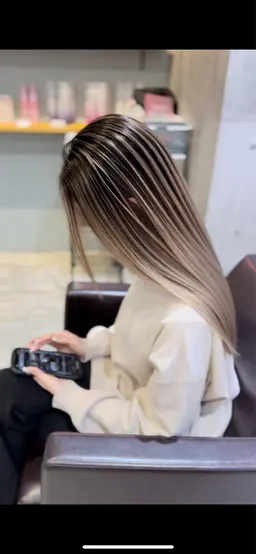 🇺🇸海外ヘア🇺🇸カット+バレイヤージュ