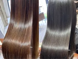 🌿カット+うるツヤ縮毛矯正+補修トリートメント