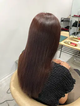 耳周りインナーカラー