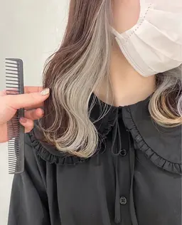 【最旬🍁🍂】カット＋フルカラー＋インナーカラ－+2stepトリートメント