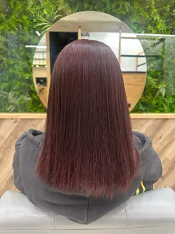 ヘアカラーモデル+オージュアトリートメント