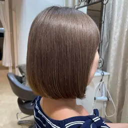 🟢似合わせカット+透明感カラー