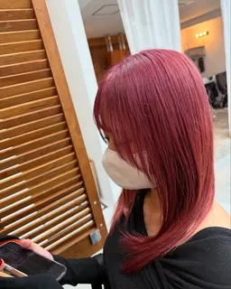 カット＋ブリーチONカラー✂️🥣✨️