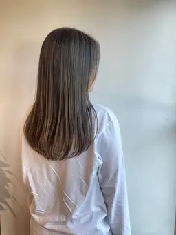 似合わせカット+全体カラー+ハイライトカラー+ケアブリーチ