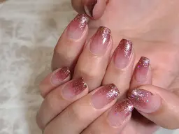 【オフあり】💓伸びても気にならない❇️カラグラorラメグラ