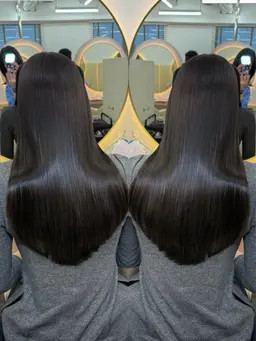 【🎀当店イチオシ🎀】カット+超高濃度水素カラー+プレミアム髪質改善トリートメント