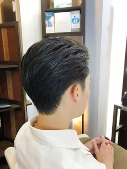 【メンズ専用】メンズデザインカット＋オーガニックカラー＋眉カット