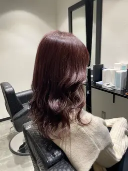 髪質改善カラー+零秒女髪トリートメント(ロング料金+1000円~)