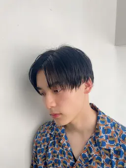 メンズカット & ナチュラル縮毛矯正&3stepトリートメント