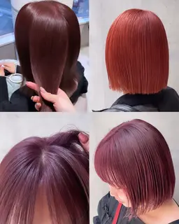 ❤️🩷暖色カラーにしたい方🩷❤️小顔カット+透明感カラー+COTAトリートメント