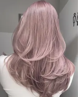 【美髪ハイトーン】美髪ケアWカラー¥13,000