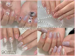 90分持ち込みデザインコース🫧シンプルアート4本まで💫