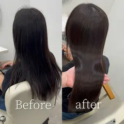 【髪質再生】韓国風cut×髪質改善color×BYKARTEトリートメント✨