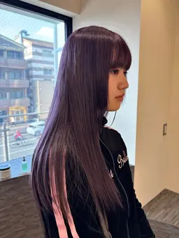 1ブリーチ＋カラー💙