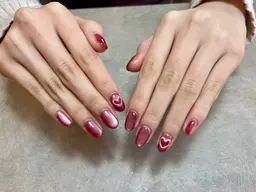 オフなし🍭マグネットネイル🧲🩵