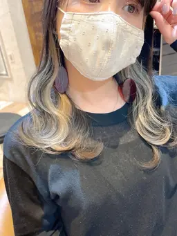 【🌟ブリーチ込み🌟】インナーカラー+カット+最新モルティナトリートメント