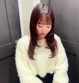 ＼うるツヤ髪／🕯🎀ピンク・赤み系カラー＋極上トリートメント🕯🎀