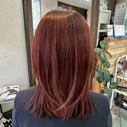 ストレートアイロンブロー