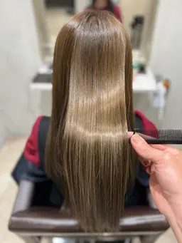 カット+ 【髪質改善】酸熱トリートメント