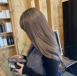 🌸【新規限定】赤みゼロ◎ワンカラー人気No.1😆透け感✨艶カラー（ワンカラー・ブリーチなし）