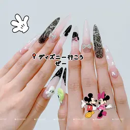 【期間限定】XXL ロングチップ10本アート・パーツ付け