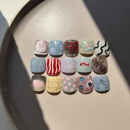 フット親指アート（サンプルからお選びください）