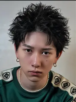 【ミニモ限定クーポン✨】スパイキーショート(フェードカット❌)