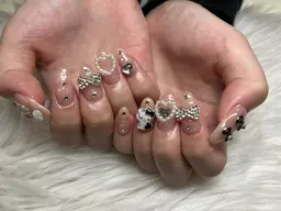 初回オフ半額!(オフ代別途1650円)持ち込みデザインOK★スカルプアートコース★