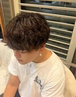 【メンズ限定👦🏻🌏】カット+パーマ(シャンプー、セット、指名料込)