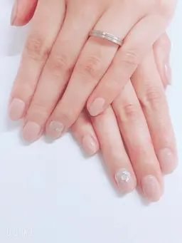 オフなし　ハンドワンカラー➕アート2本(片手1本ずつ)