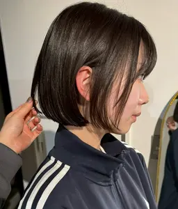 無料ボブカットモデル様