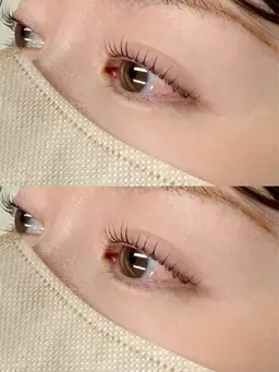 【新規】高保湿でダメージ軽減！束感仕上げまつ毛パーマ