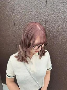 【minimo限定✨】 ブリーチリタッチ+1color✨️+髪質改善treatment+顔周りカット