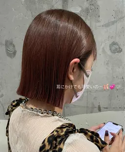 パツっとボブカット✨️♡