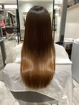 縮毛矯正+カット