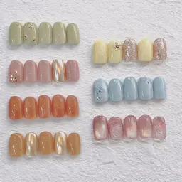 【3/8限定価格💕】シンプルネイルプレート7種✨〈定額デザイン〉オフ＋1000/自爪育成ケア込み