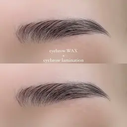 アイブロウワックス×ラミネーション