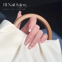 【初回ソフトジェルオフ無料】★HAND オーロラ/ミラー + フレンチ(ベース色付き)